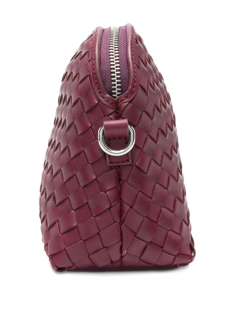 Dragon Diffusion Woven Chunky Fellini Pochette In Red