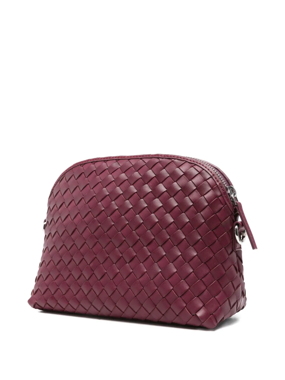 Dragon Diffusion Woven Chunky Fellini Pochette In Red