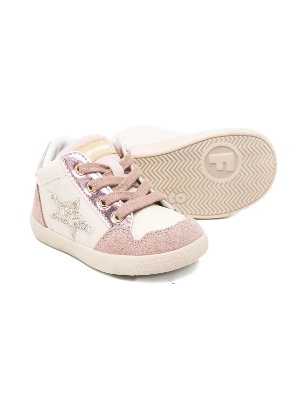 Falcotto Sneakers met ster applicatie ROSA