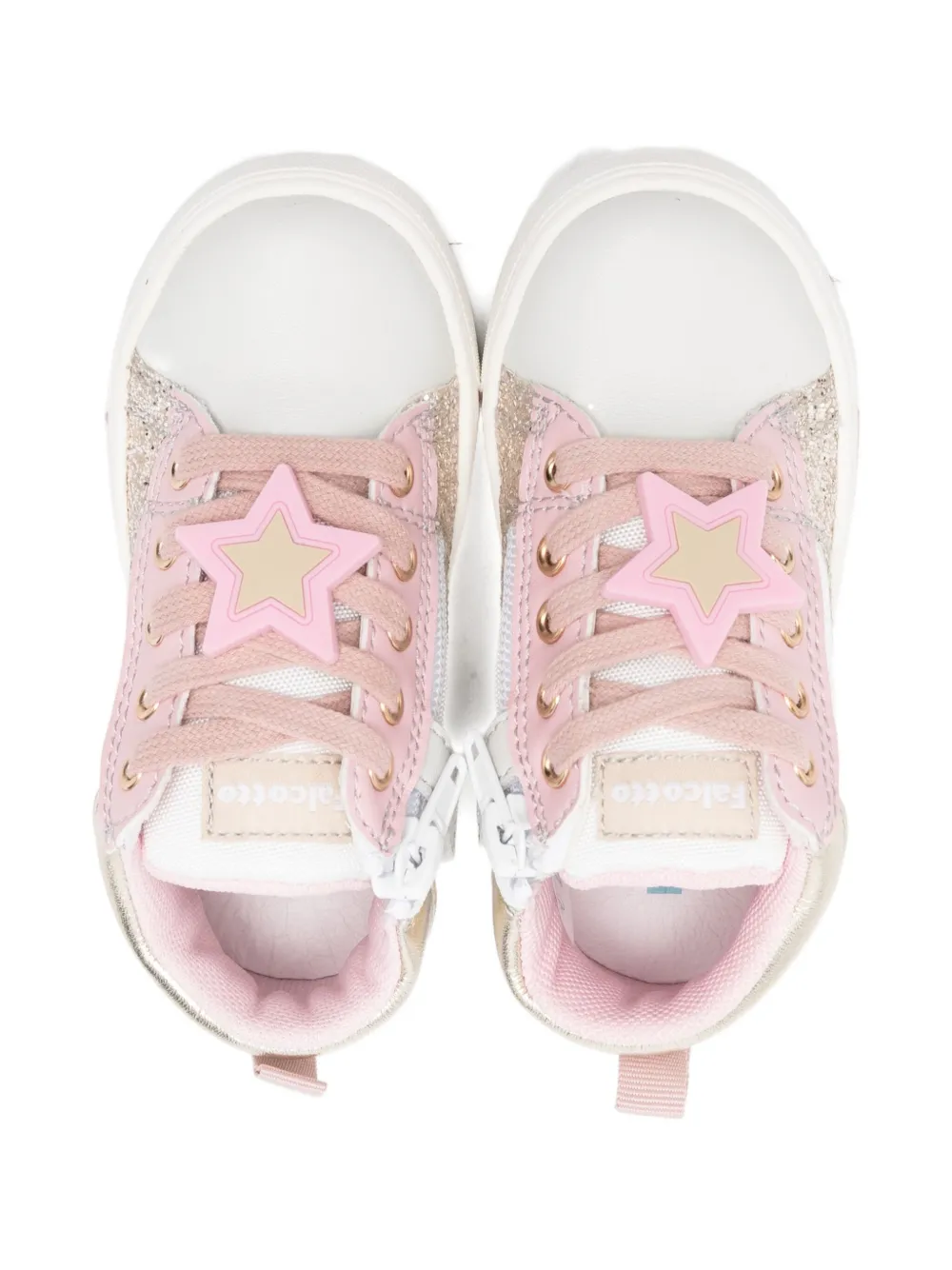 Falcotto Sneakers met ster applicatie Wit