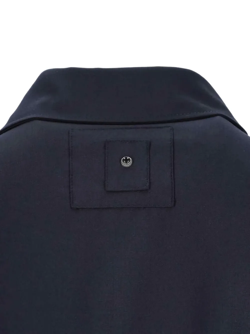 White Sand Wool Blend Shirt In Blue