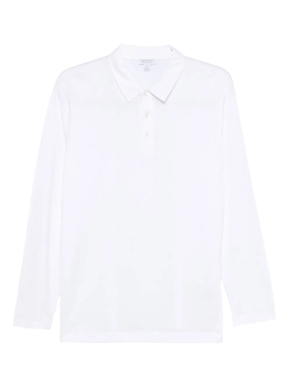 Sunspel playera tipo polo con botones | blanco | Image 1