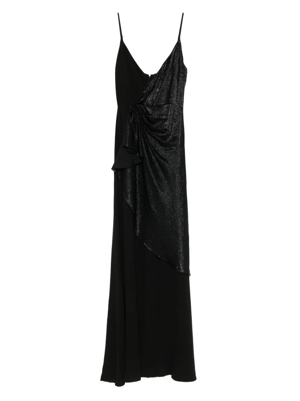 Gucci Pre-Owned 2020s シャーリング マキシドレス - ブラック Gucci Pre-Owned 2020s シャーリング マキシドレス - ブラック