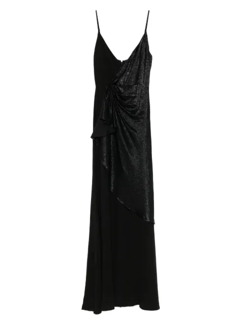 Gucci Pre-Owned vestido largo con diseño fruncido 2020