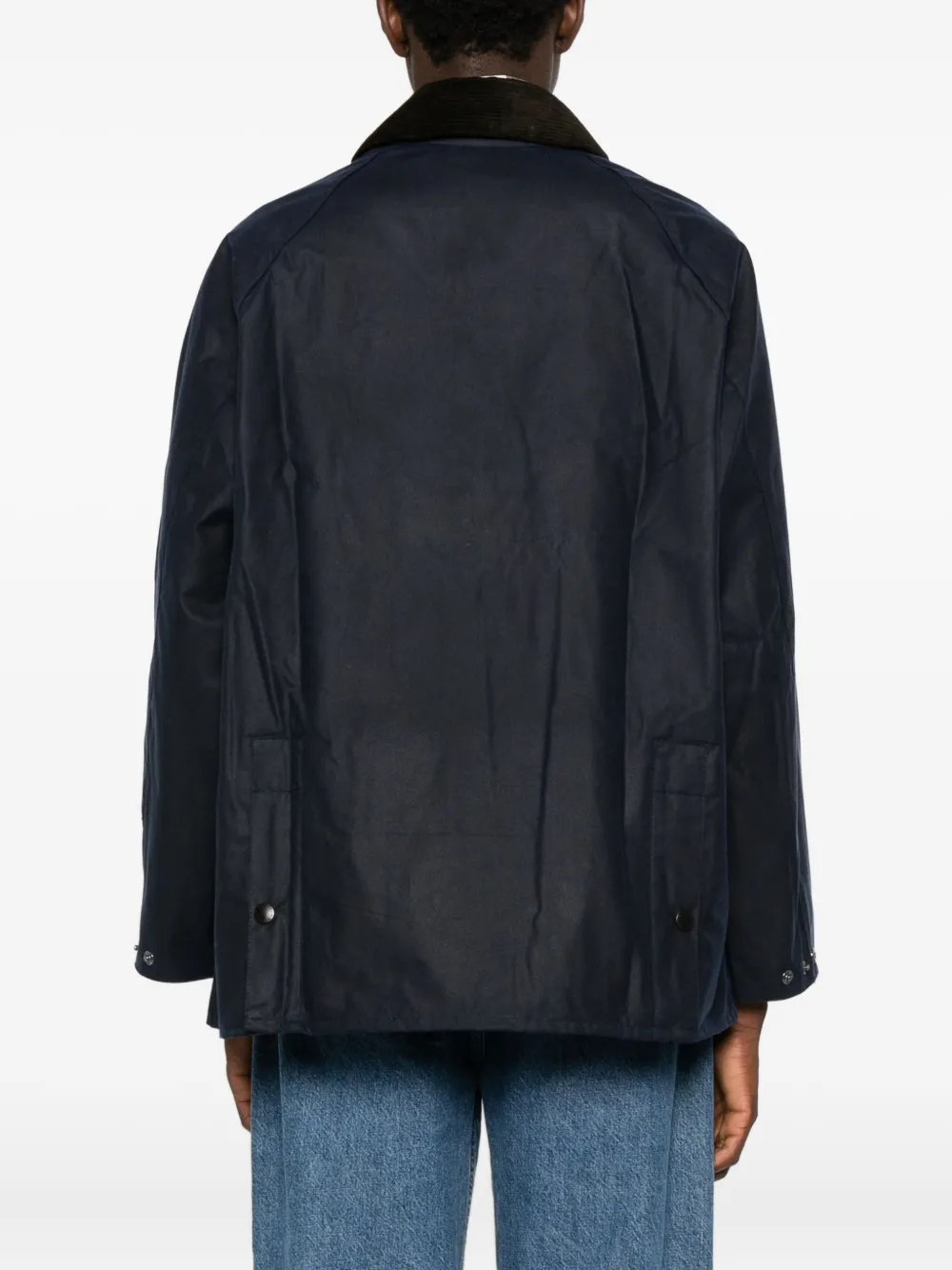 Barbour Jack met zakken Blauw