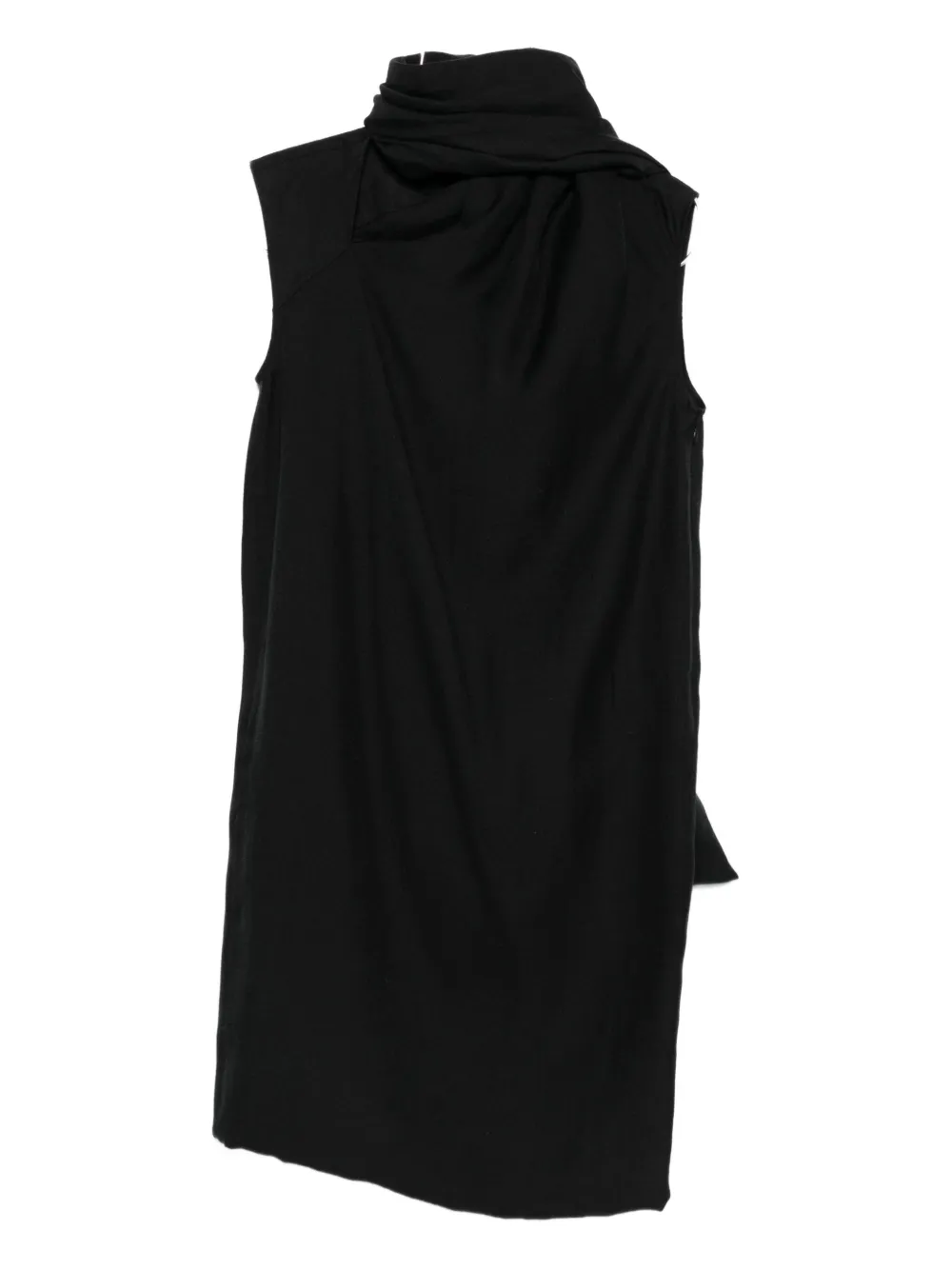 TOTEME cowl-neck sleeveless dress - Nero