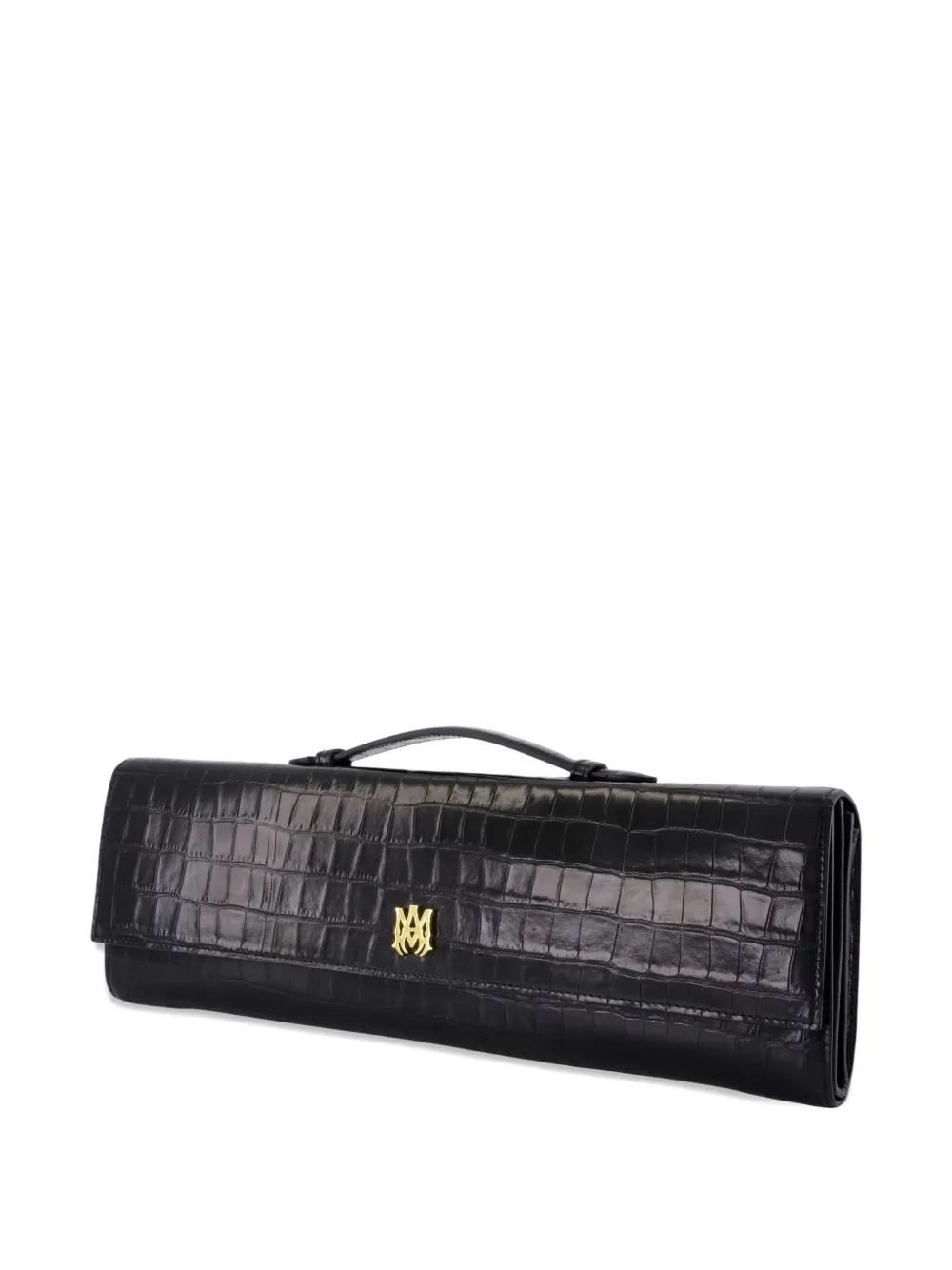 AMIRI croc-embossed tote bag - Zwart