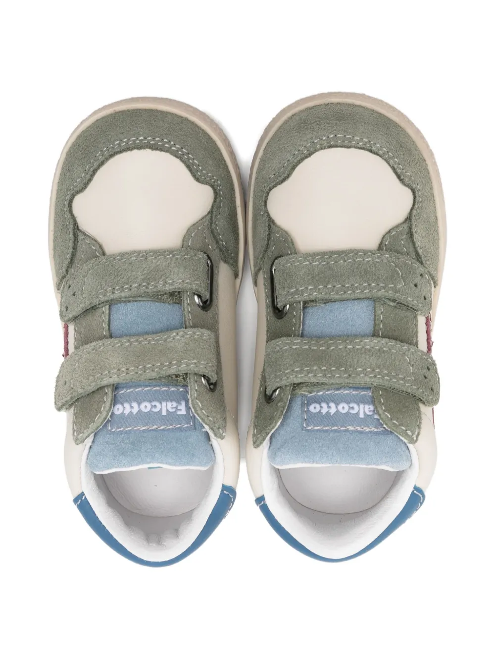 Falcotto Sneakers met ster-applicatie en bandje Groen