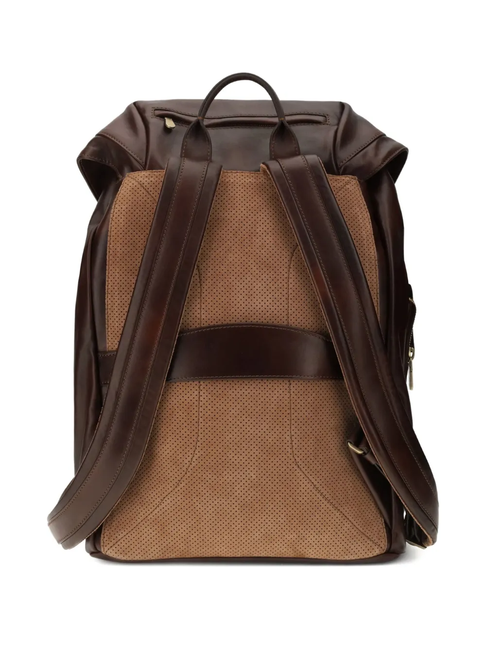 Brunello Cucinelli flap pocket leather backpack | Image 2
