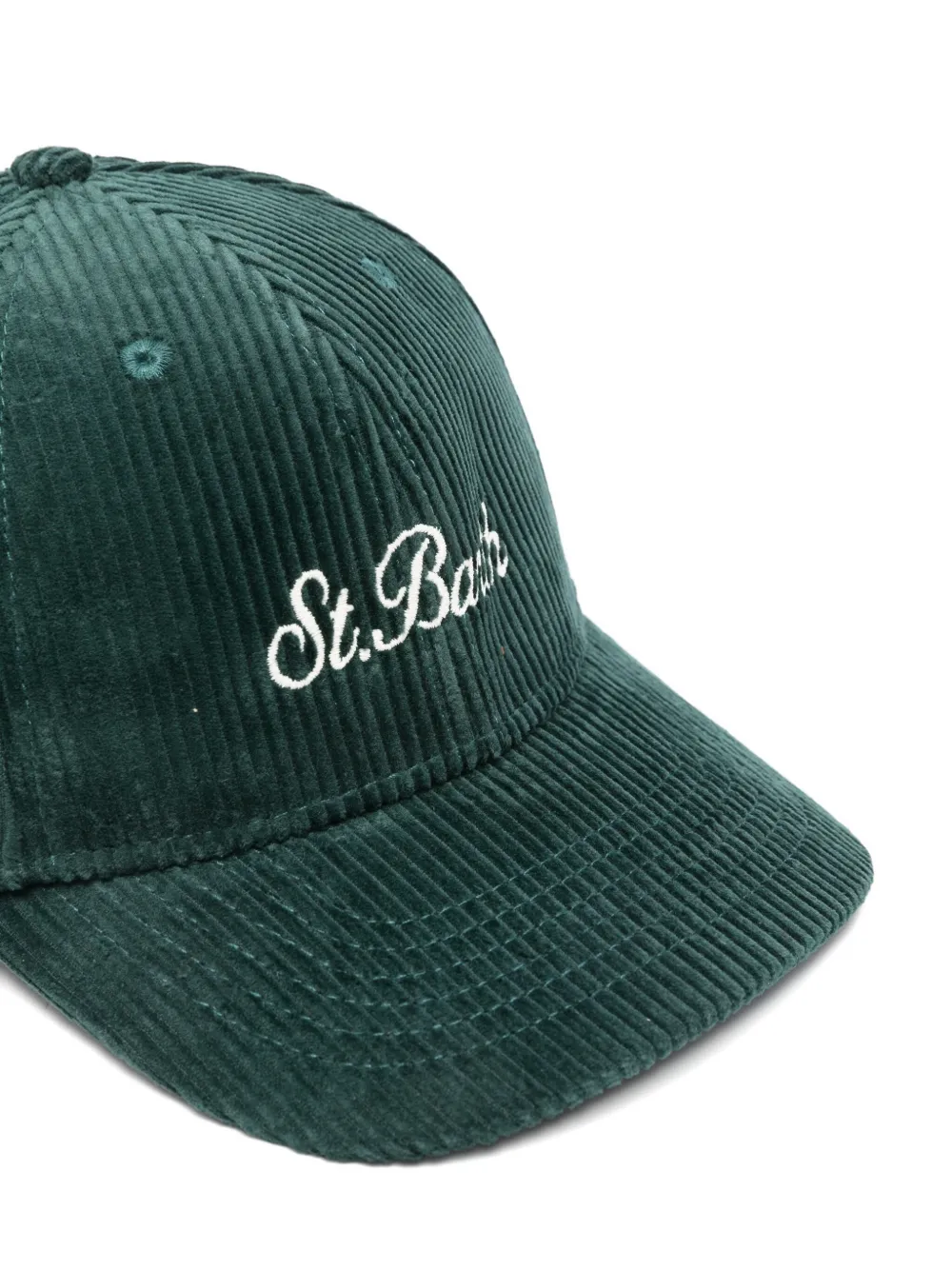 Mc2 Saint Barth Corduroy Baseball Cap In Green