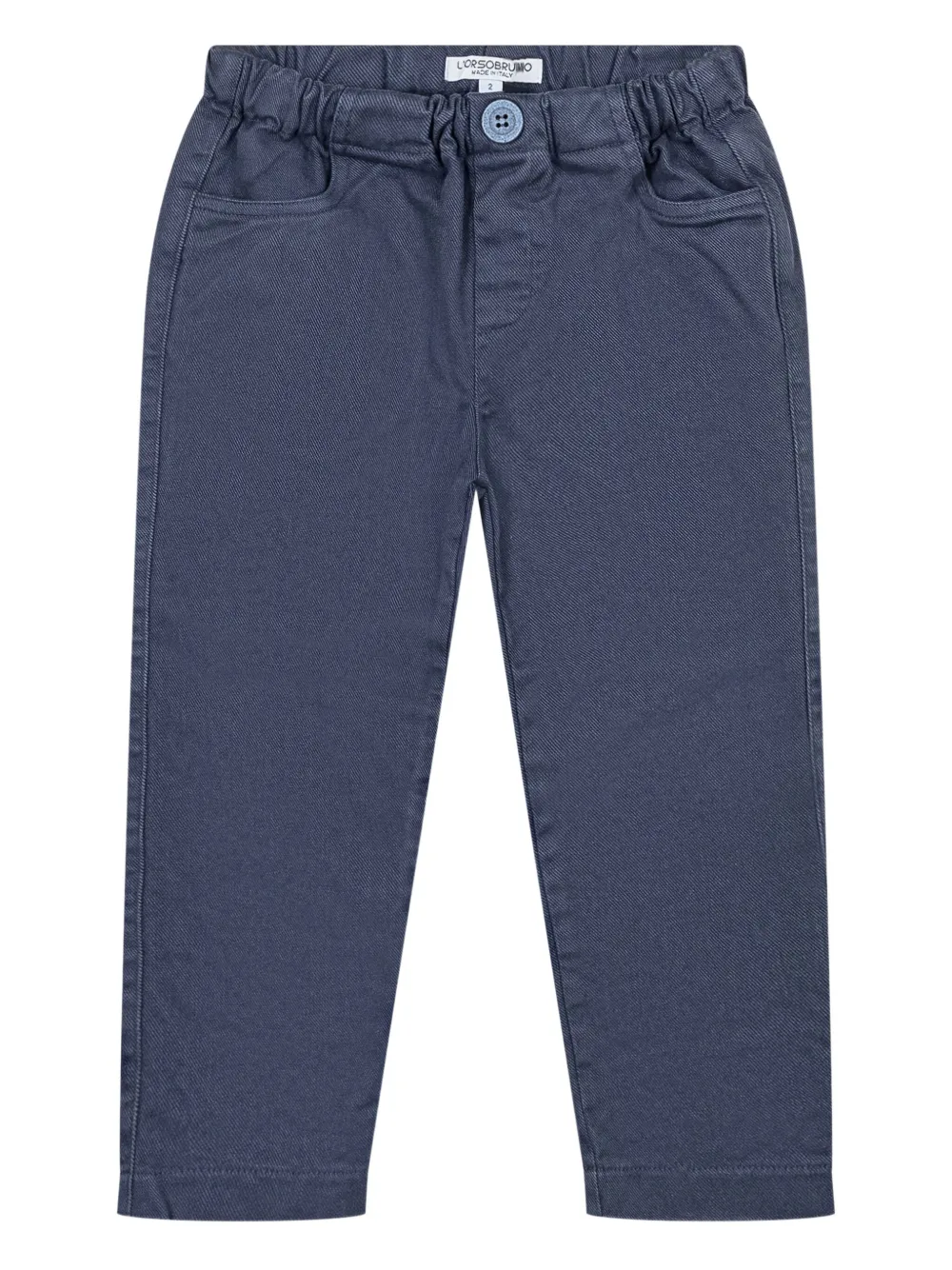L'ORSOBRUNO Barney cotton trousers | Blue | Image 1