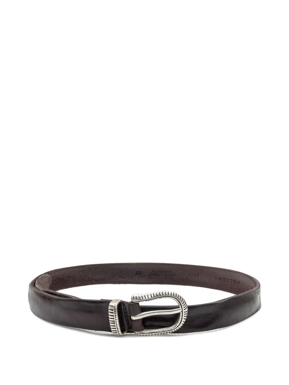 Orciani ceinture en cuir à design gravé | marron | Image 1