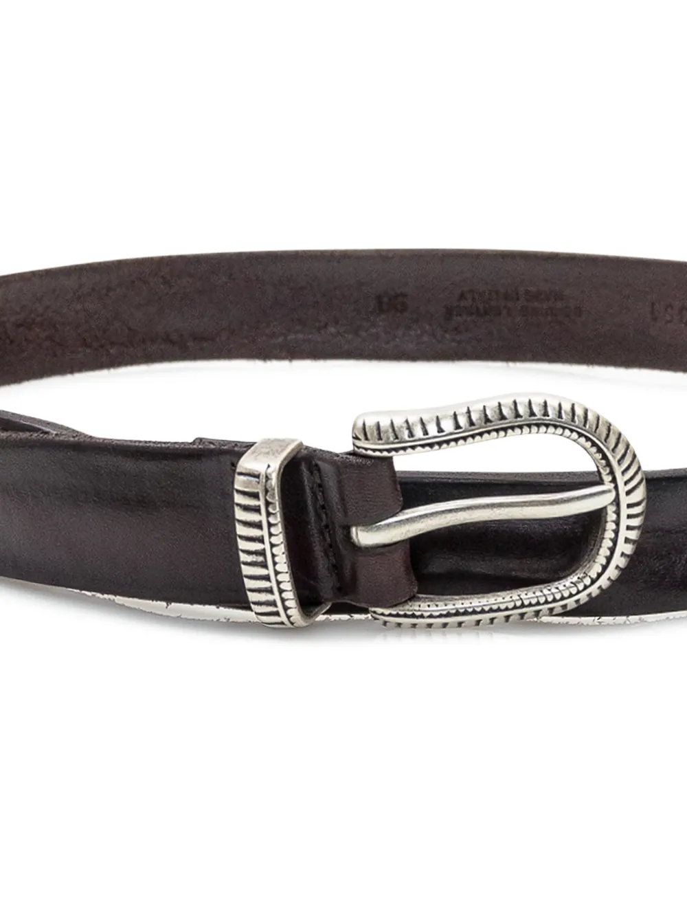 Orciani ceinture en cuir à design gravé | Image 2