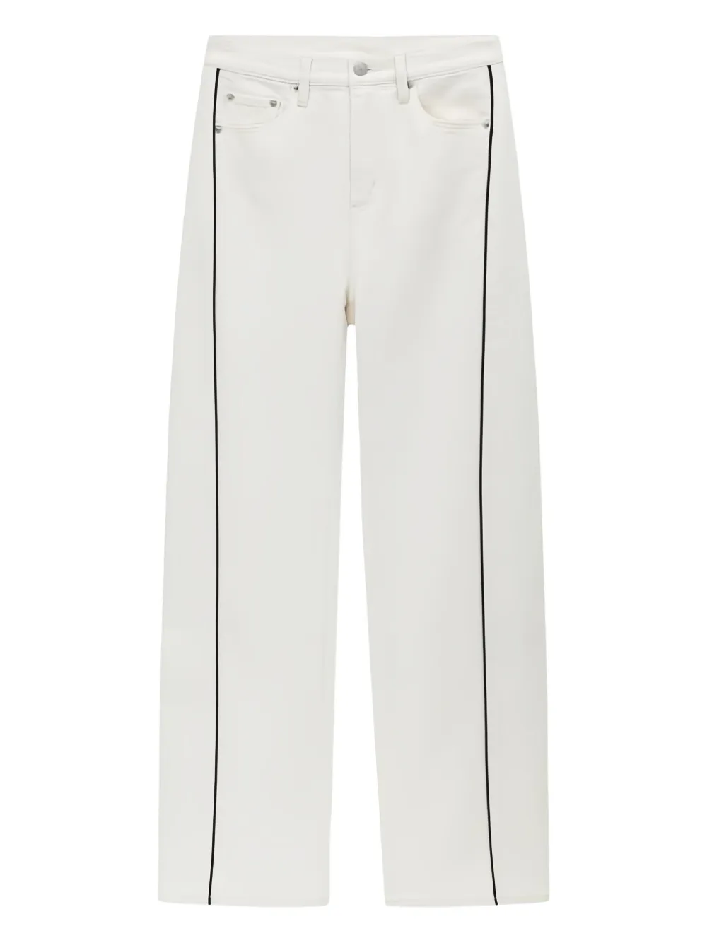 Hey Joanie High-waisted Wide-leg Trousers In Pattern
