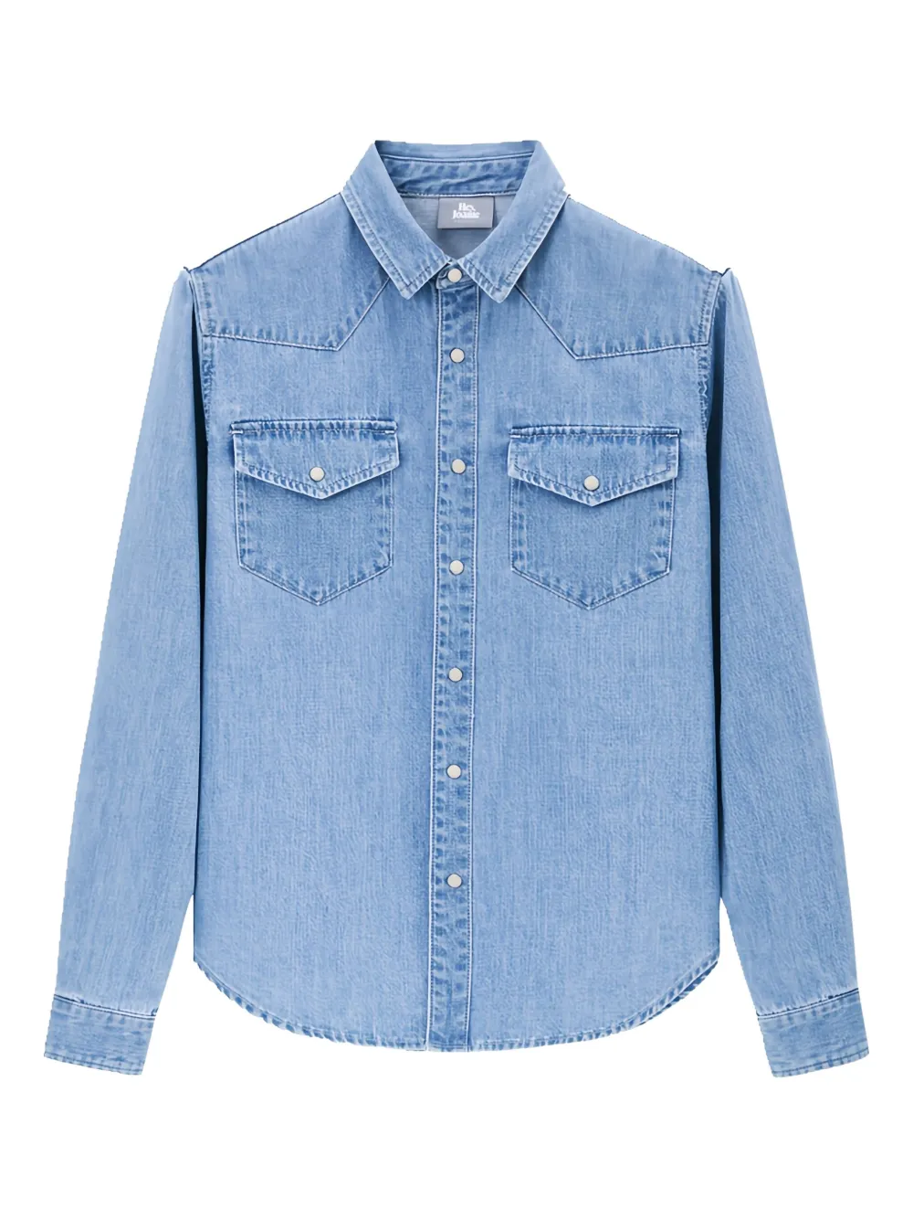Hey Joanie Denim Shirt In Blue