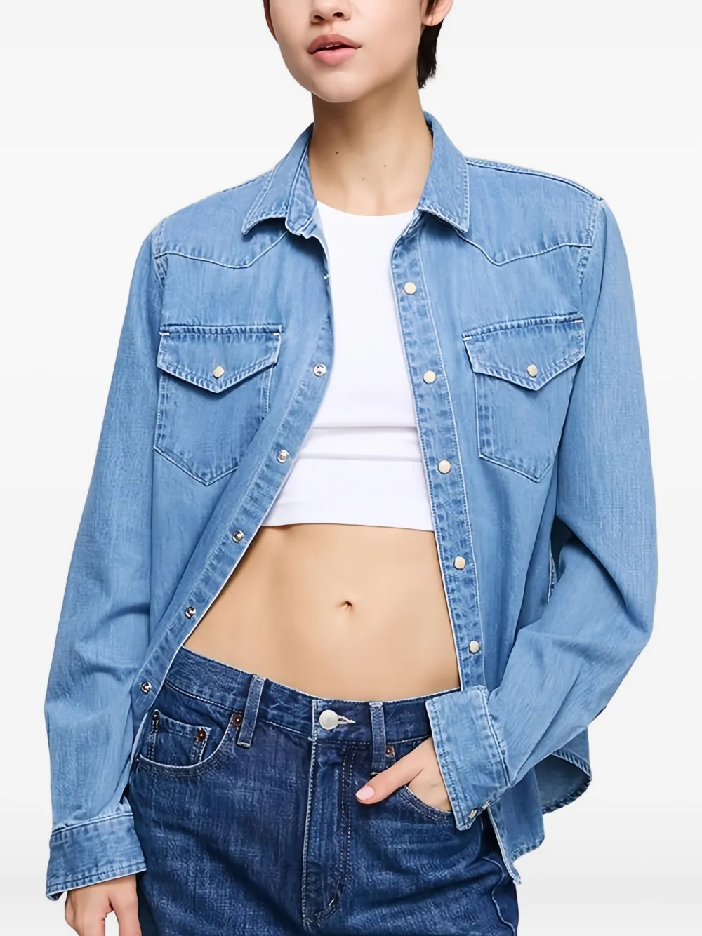 Hey Joanie camisa de mezclilla | Camisas | Image 2