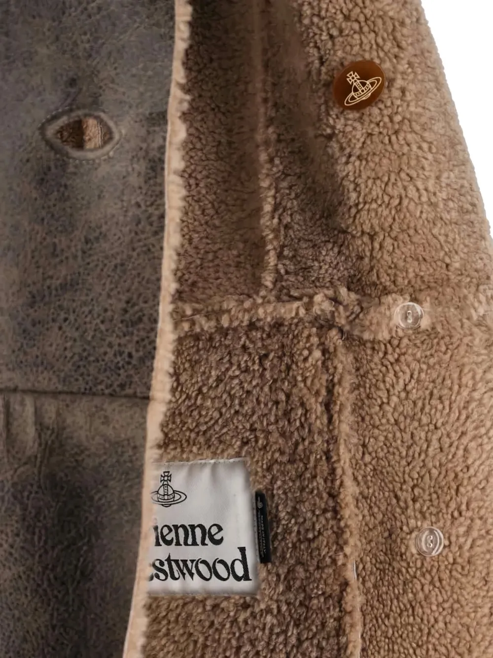 Vivienne Westwood Jas met dubbele rij knopen Bruin