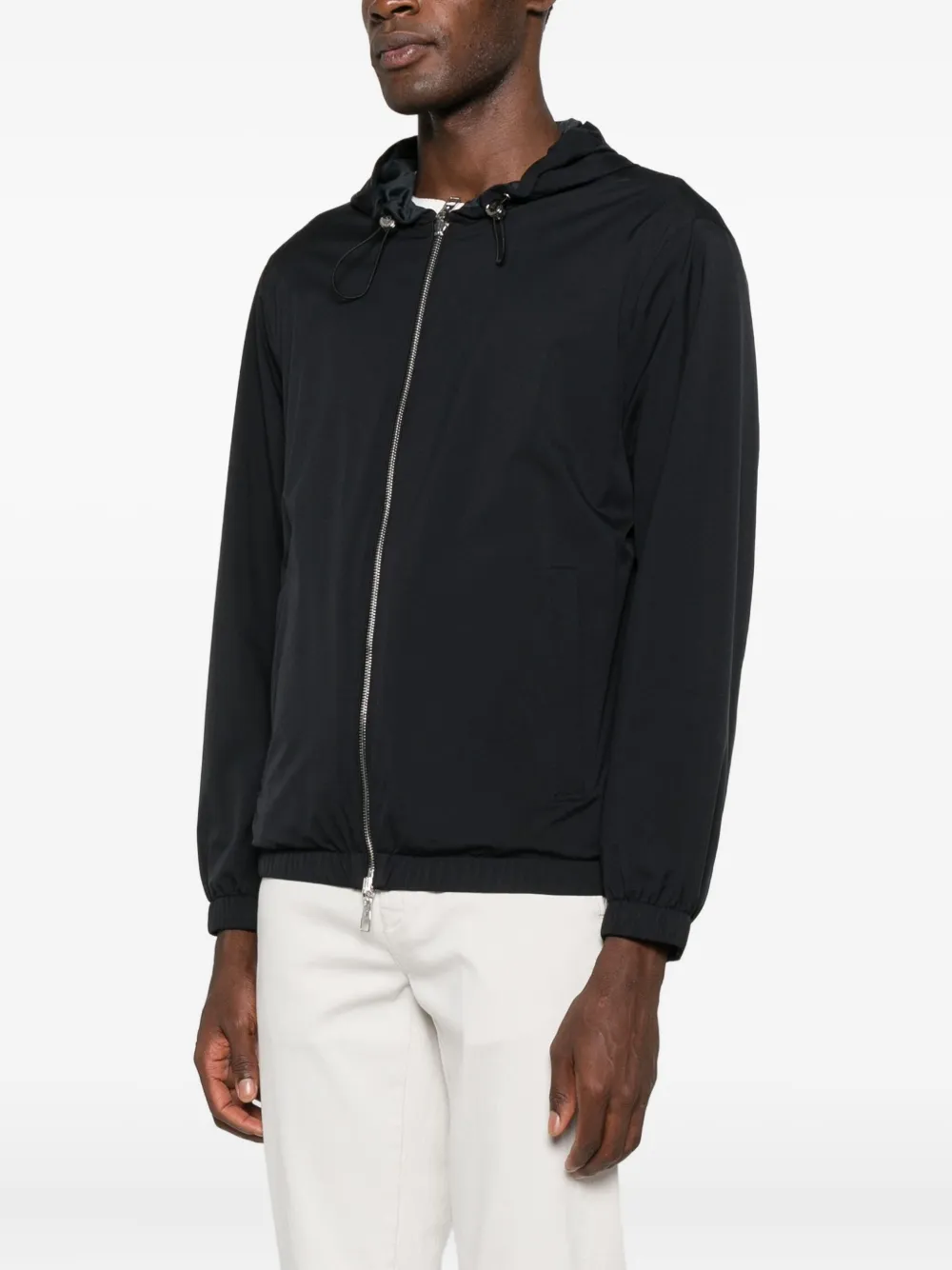 Montecore Jack met capuchon en rits Zwart