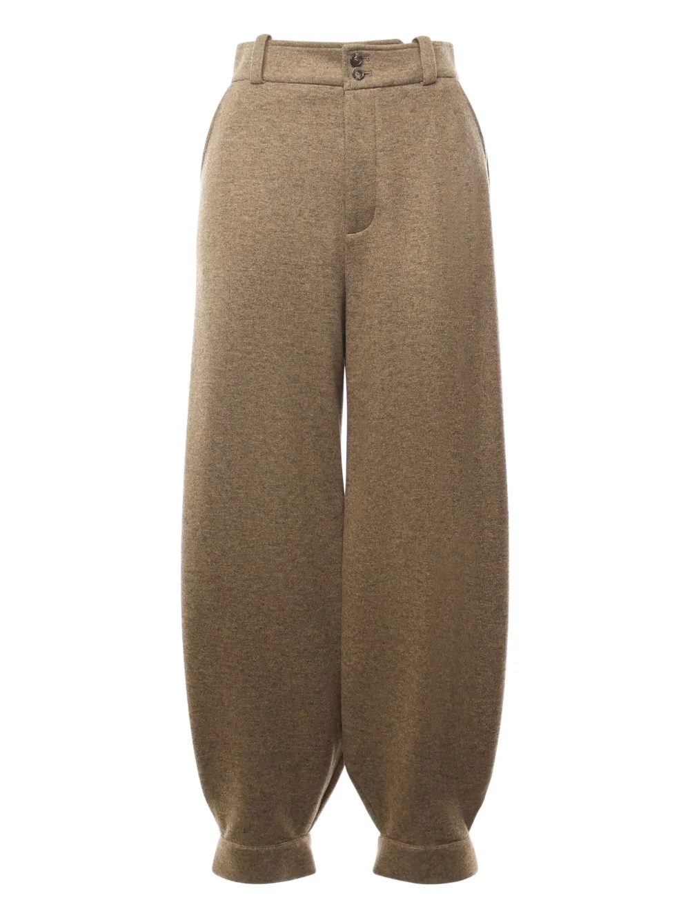 Loro Piana Rio Bodro Trousers Cuffed Hem In Brown