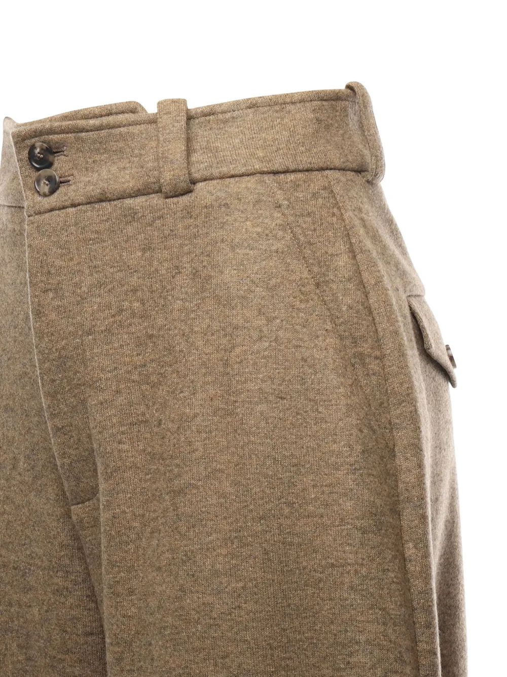 Loro Piana Rio Bodro Trousers Cuffed Hem In Brown