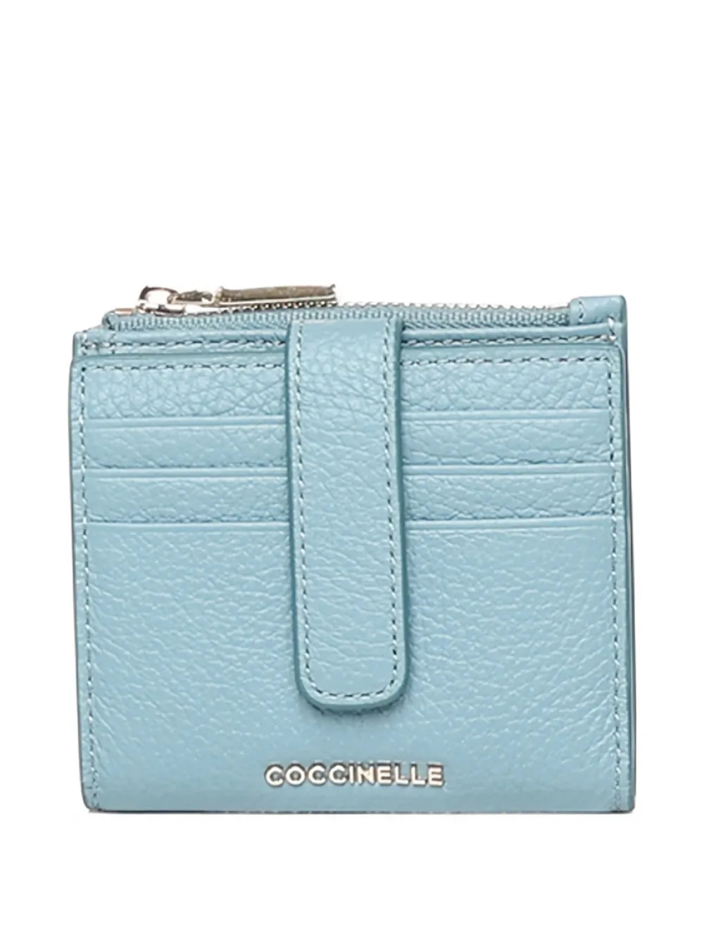 Coccinelle logo-detail leather wallet - Blu