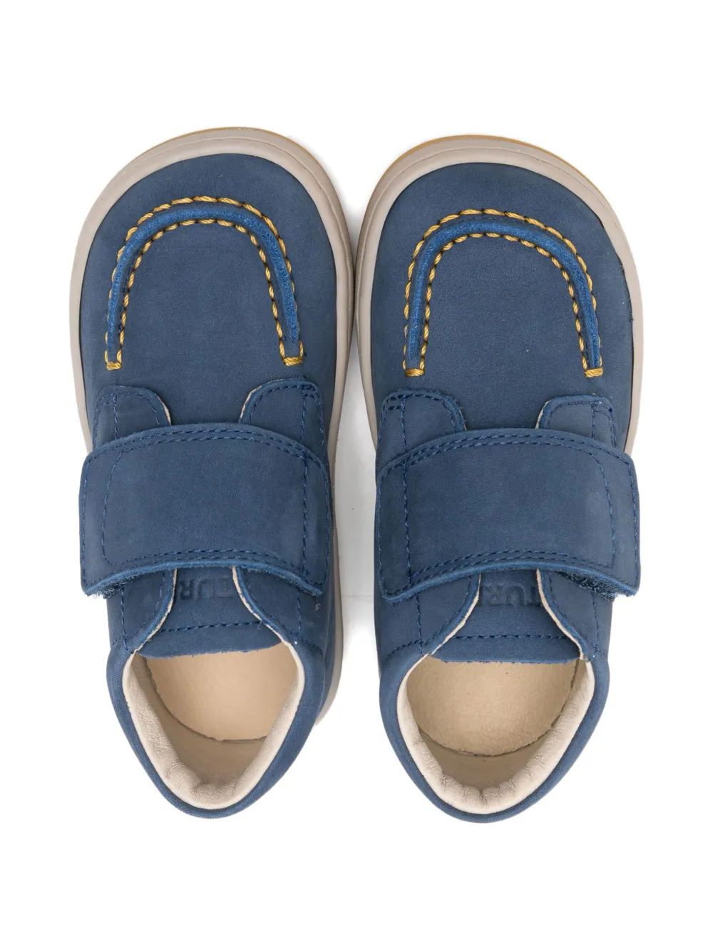 NATURINO Suède babyschoentjes Blauw