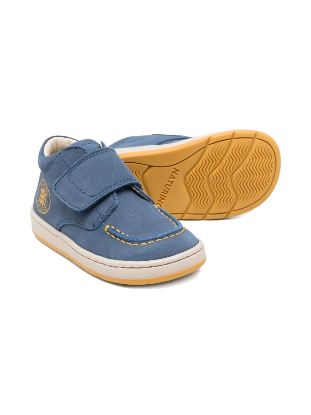 NATURINO Suède babyschoentjes Blauw