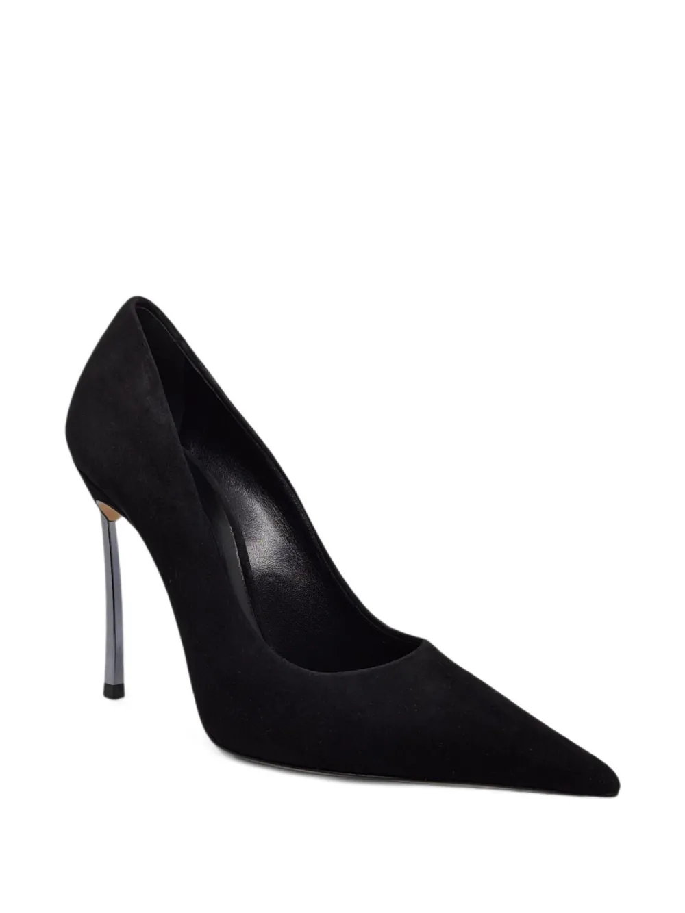 Casadei Stiletto pumps met puntige neus Zwart