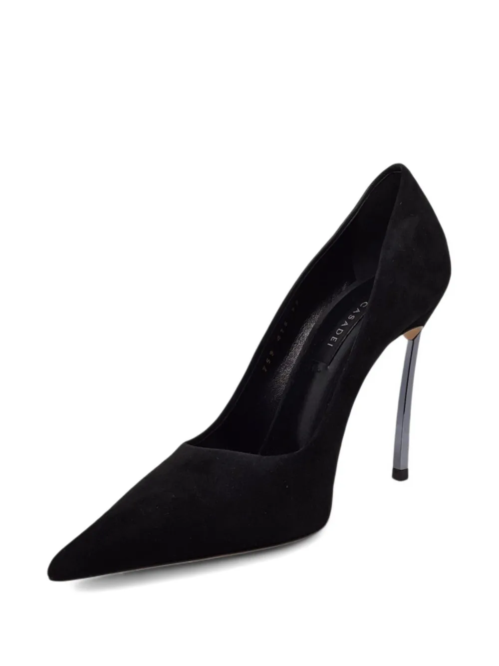 Casadei Stiletto pumps met puntige neus Zwart
