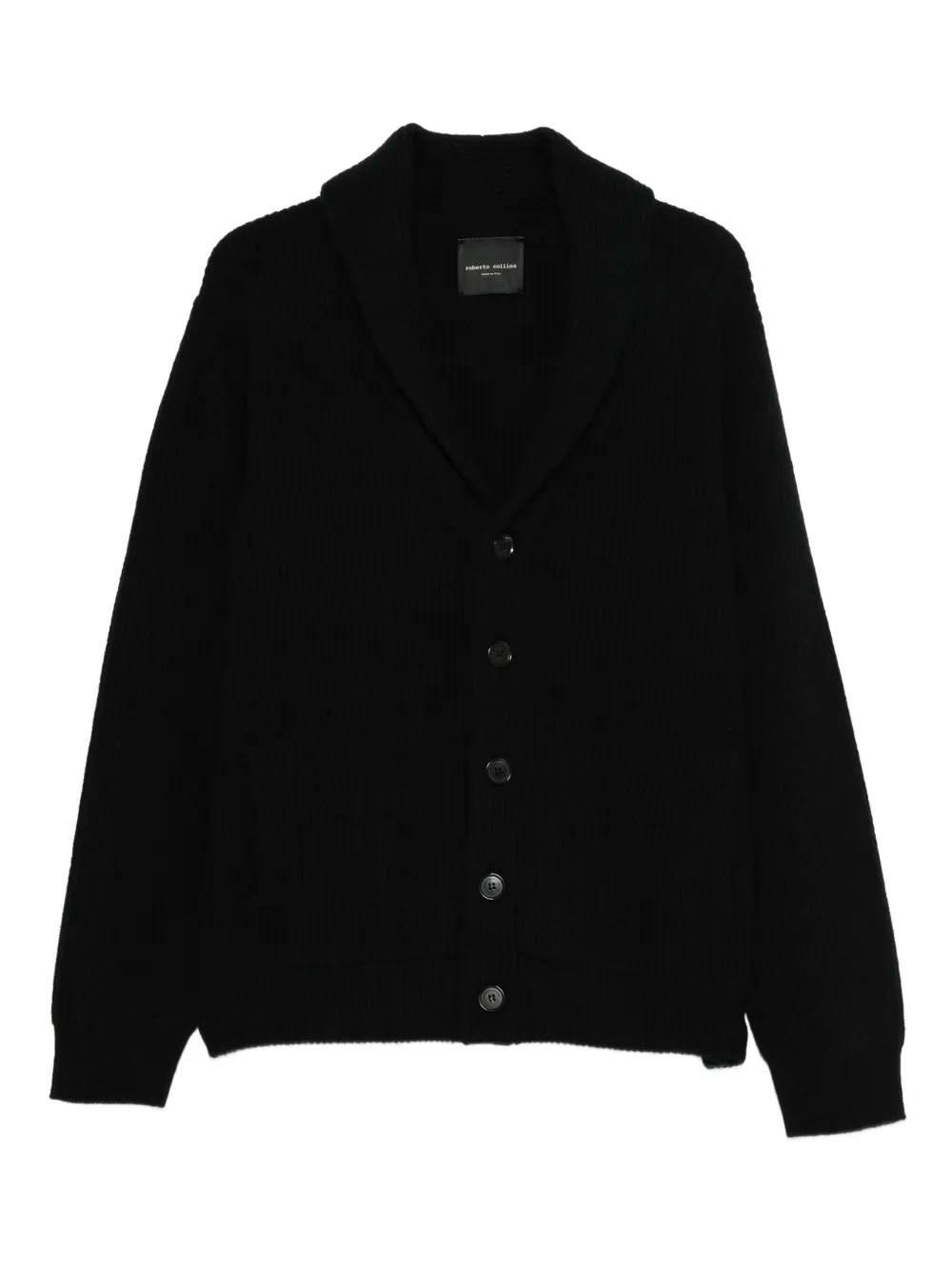 Roberto Collina ribbed-knit cardigan | Black | Image 1
