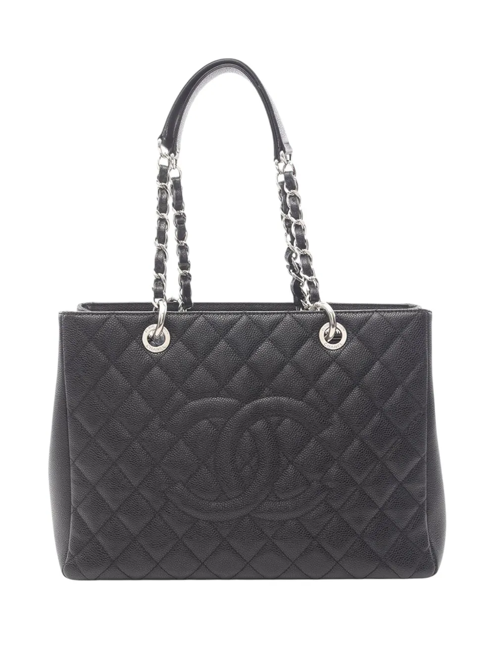 CHANEL Pre-Owned 2014 Caviar Grand Shopping tote bag | Black | Image 1