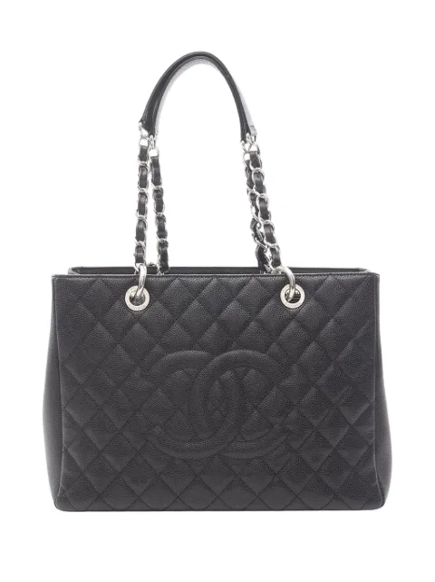 CHANEL Pre-Owned 2014 Caviar Grand Shopping tote bag