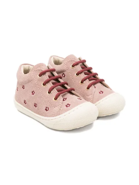 NATURINO floral-embroidered sneakers