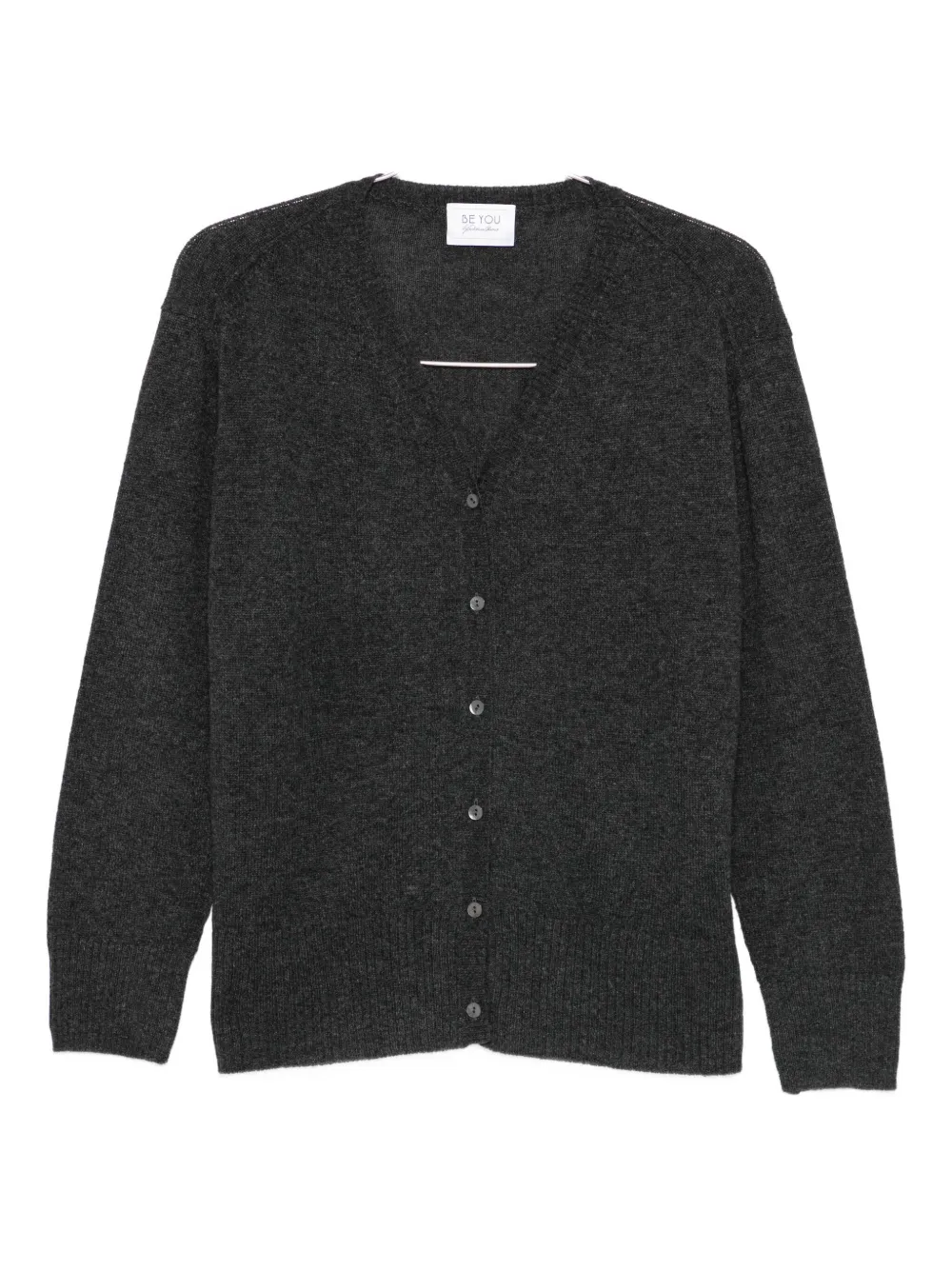 Be You Buttoned Cardigan In Gray