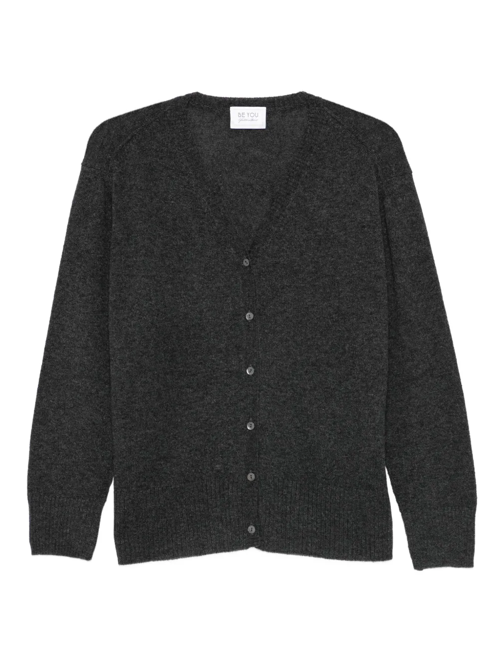 be you buttoned cardigan | Grey | Image 1