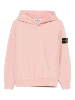 Stone Island Junior コンパスパッチ ジップアップパーカー Stone Island Junior コンパスパッチ ジップアップパーカー