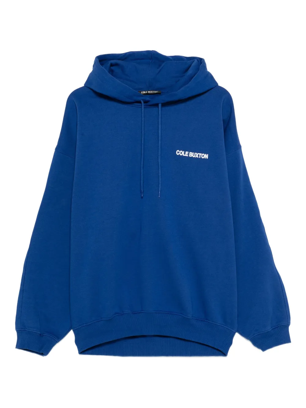 COLE BUXTON logo-print hoodie | Blue | Image 1