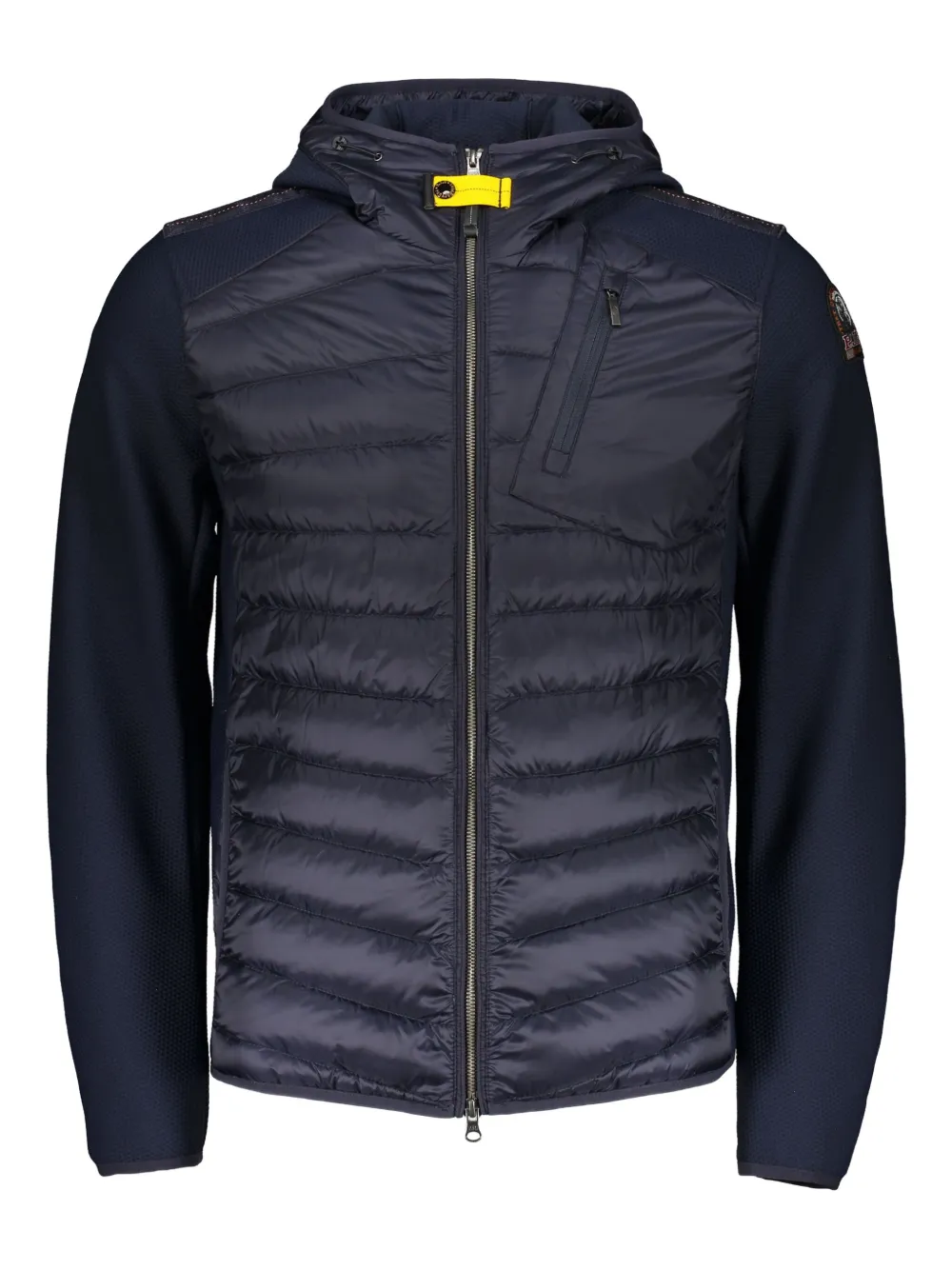 Parajumpers Nolan Quilted-design Hooded Jacket In Blue