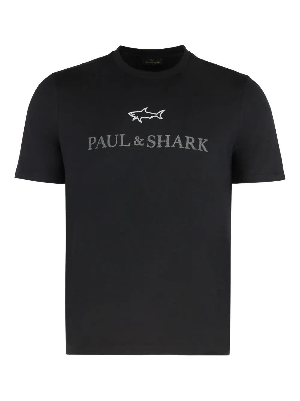 Paul & Shark Logo-print Short-sleeve T-shirt In Black