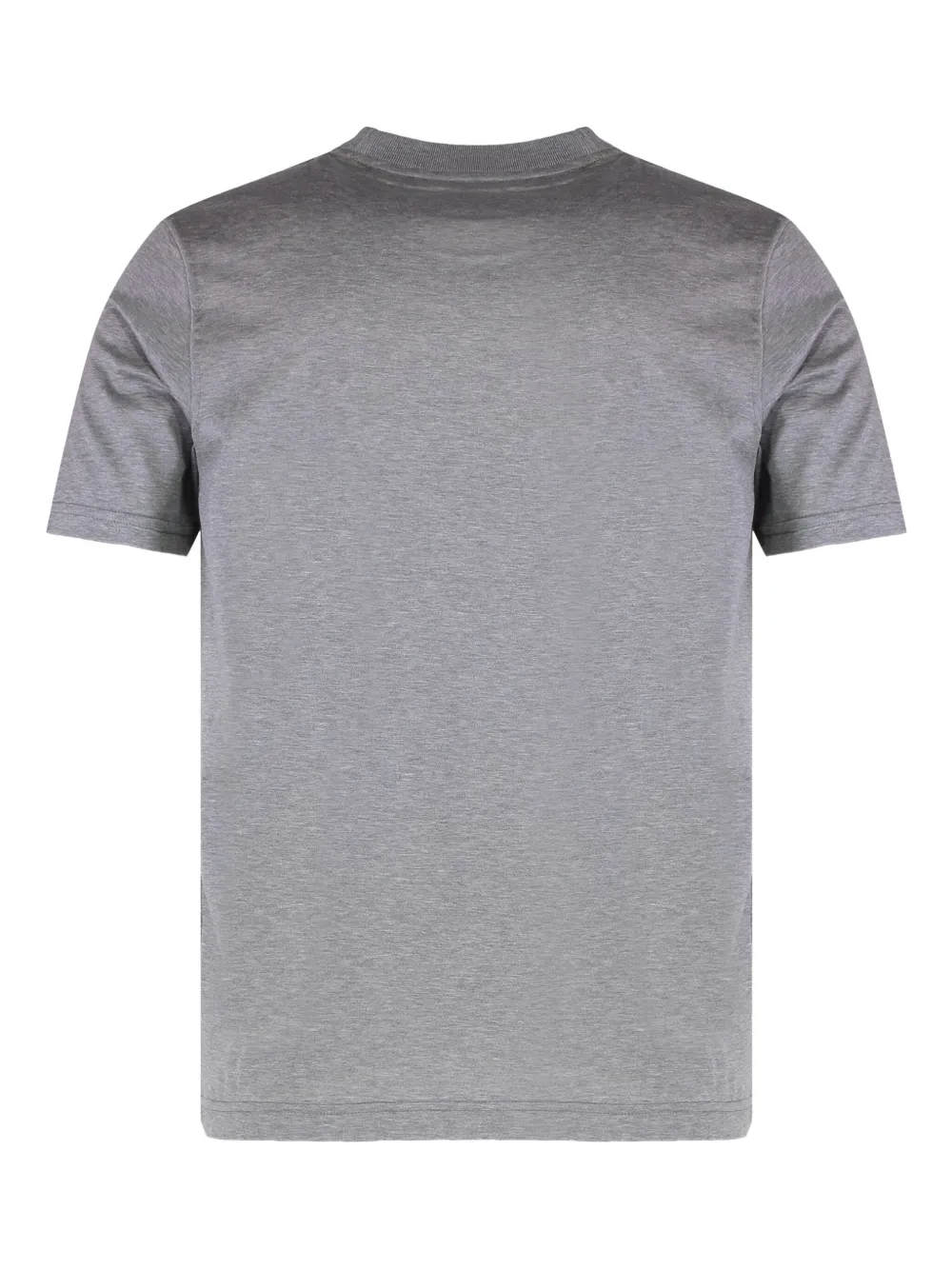 Paul & Shark crew-neck logo-embroidery T-shirt - Grijs
