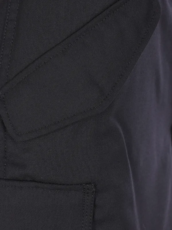 Junya Watanabe wool-blend Cargo Pants | Black | FARFETCH