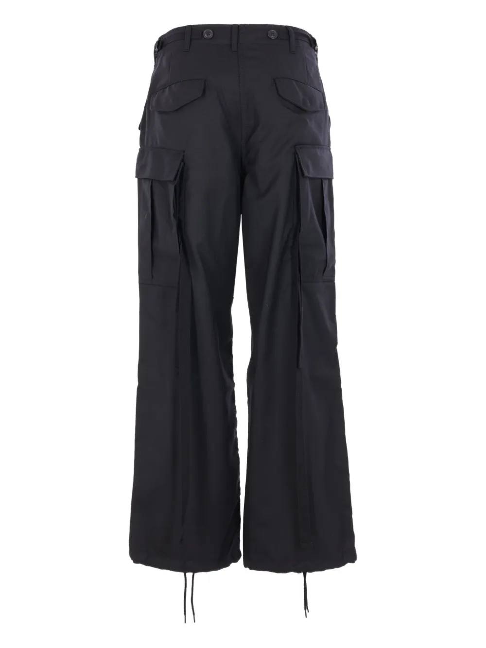 Junya Watanabe Wool-blend Cargo Pants In Black