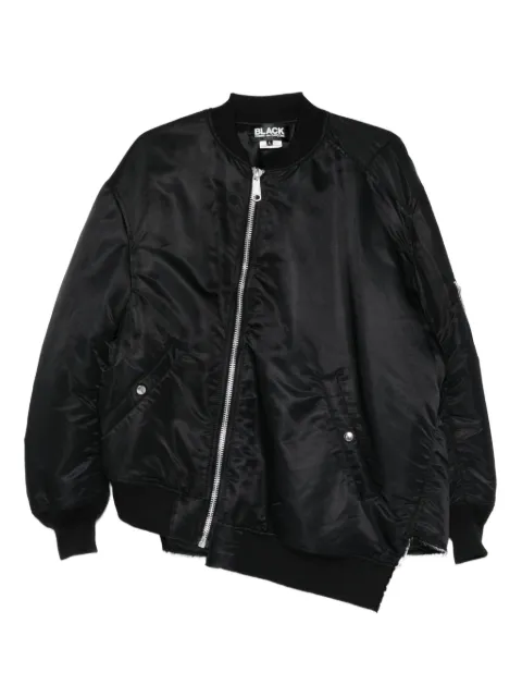 Black Comme Des Garçons zip-up bomber jacket