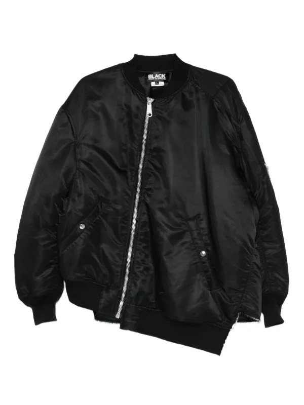 希少BLACK COMME des GARCONS NIKE ボンバージャケット Black Comme Des Garçons ジップアップ ボンバージャケット | ブラック