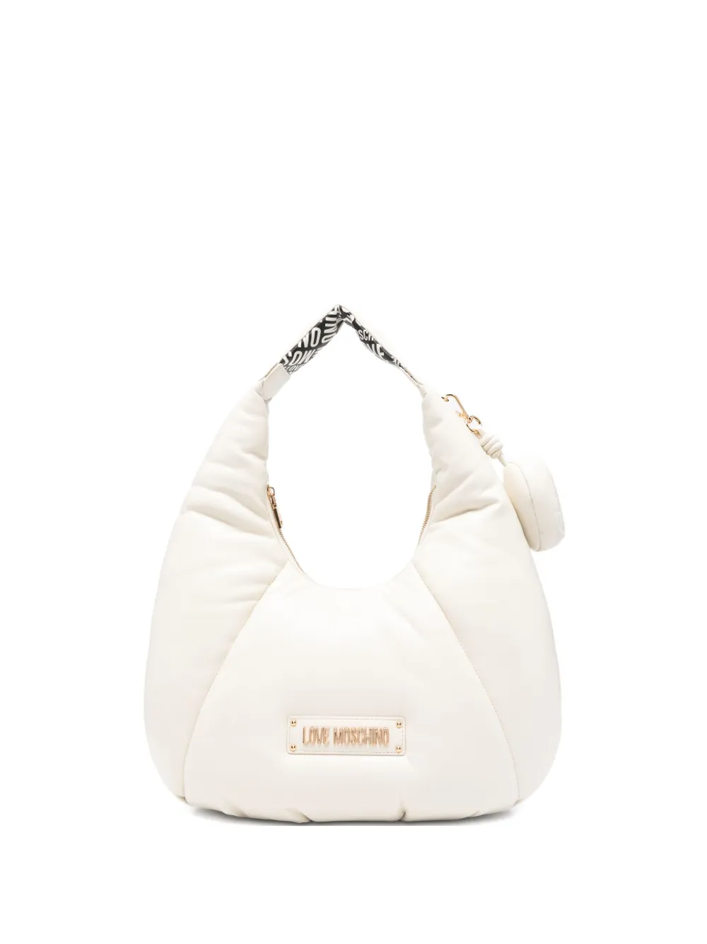 Love Moschino Puffy Shoulder Bag In White