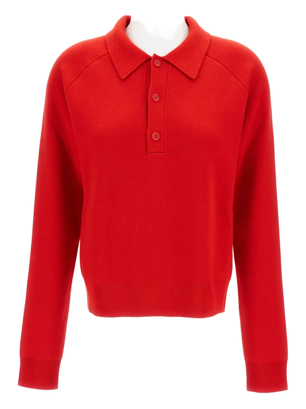 Meta Campania Collective long-sleeves polo top | Red | Image 1