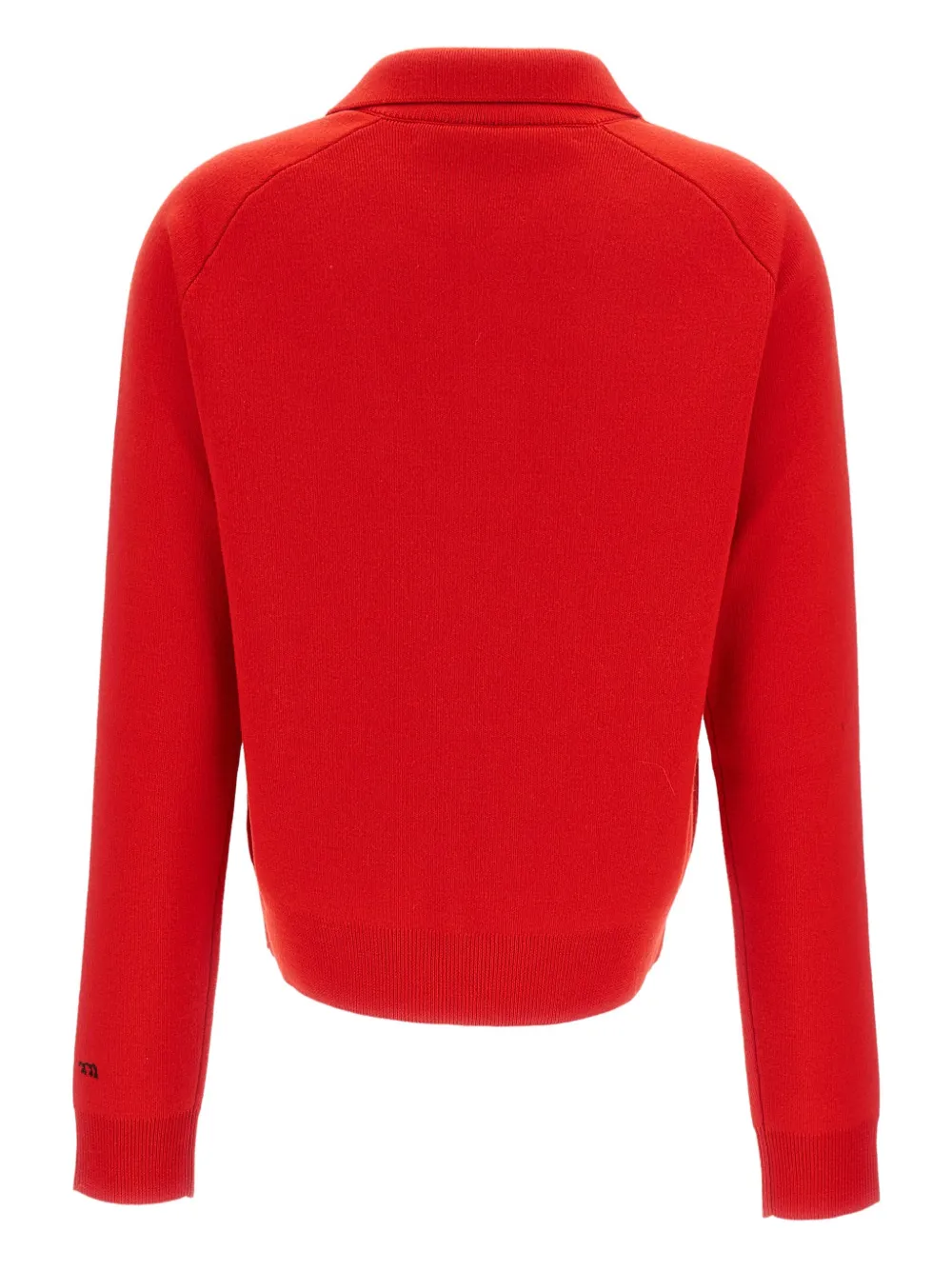Meta Campania Collective Long-sleeves Polo Top In Red