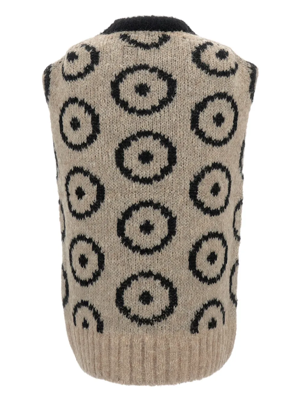 Thibault Van Der Straete Circle-pattern Vest In Gray
