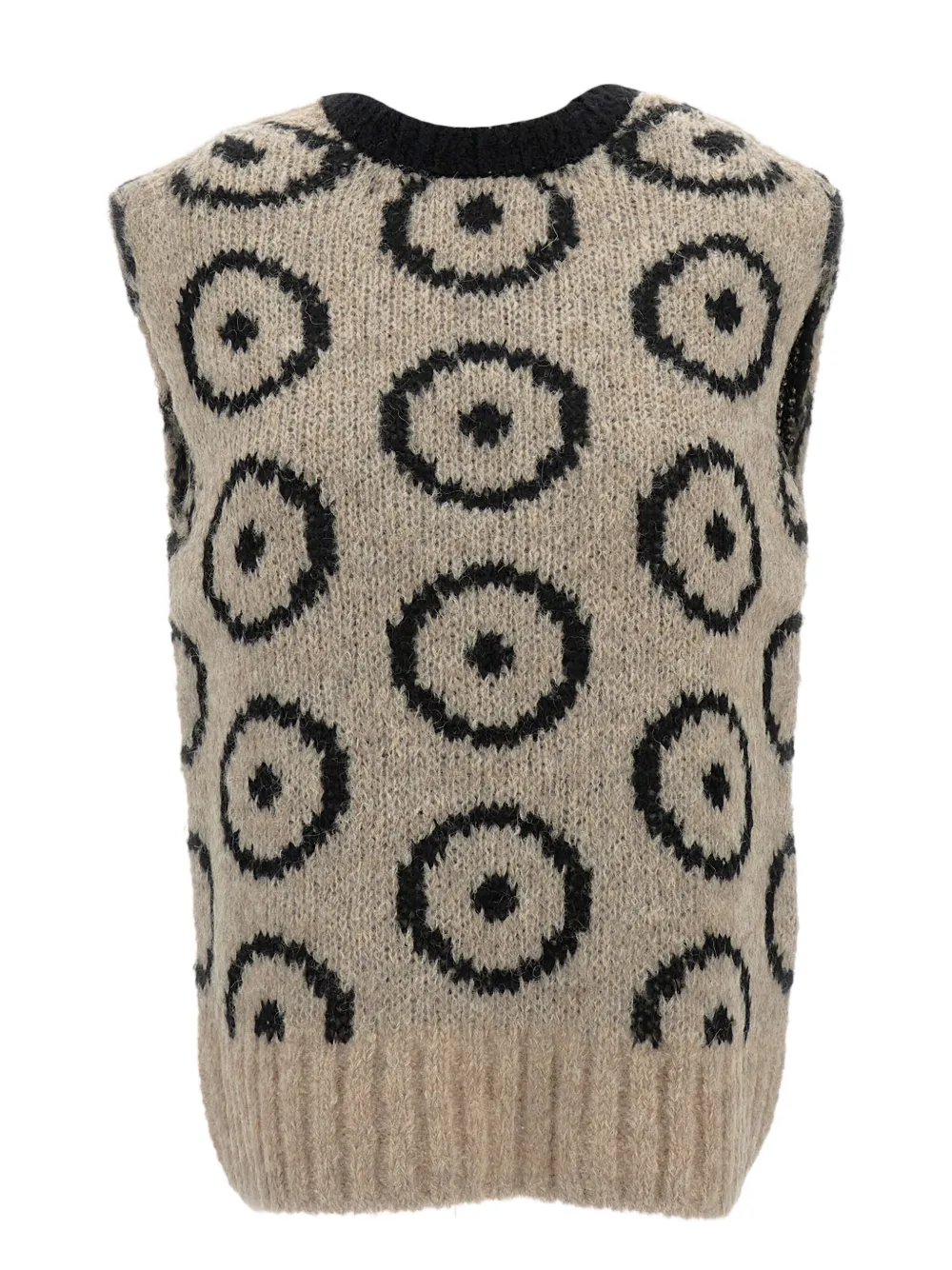THIBAULT VAN DER STRAETE circle-pattern vest | Neutrals | Image 1