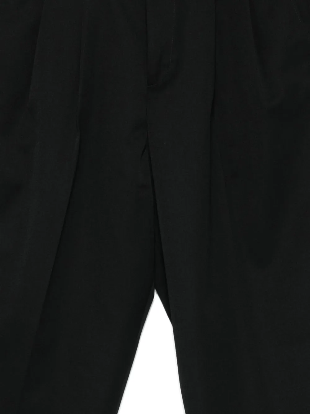 Low Brand Pantalon met geplooid detail Zwart